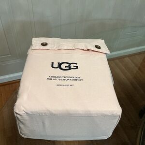Brand UGG King Sheet Set Cooling Technology for All-season Confort